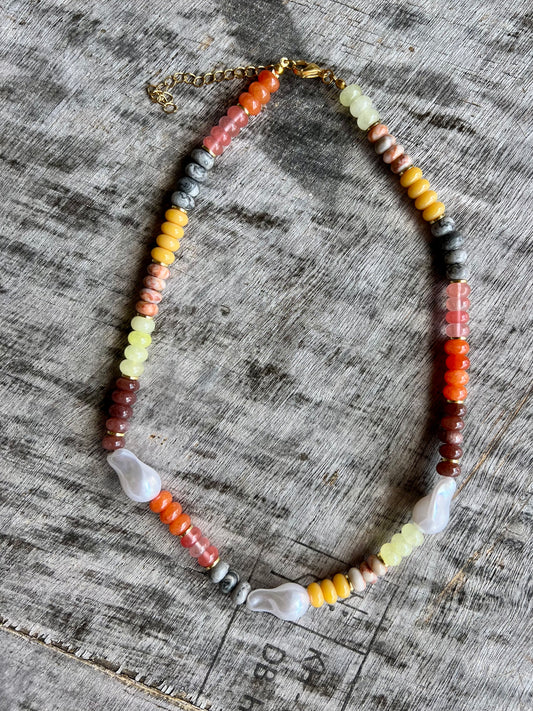 Soul Collective Ombré Gemstone Chokers – Handmade Artisan Jewelry