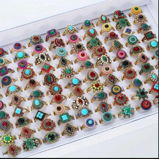 Resin Stackable Rings – Colorful Statement & Everyday Stacks