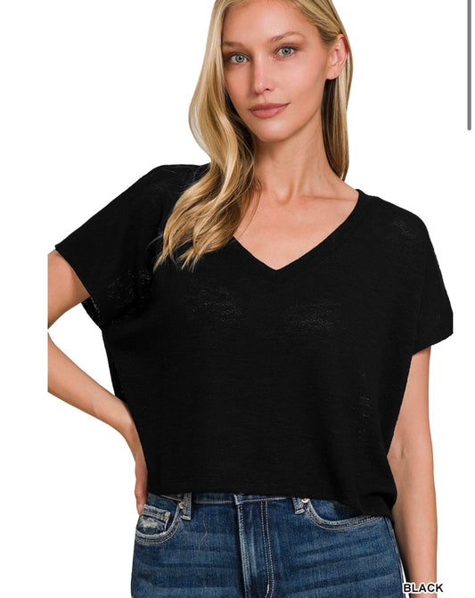 relaxed women’s Zenana boxy tee casual styling