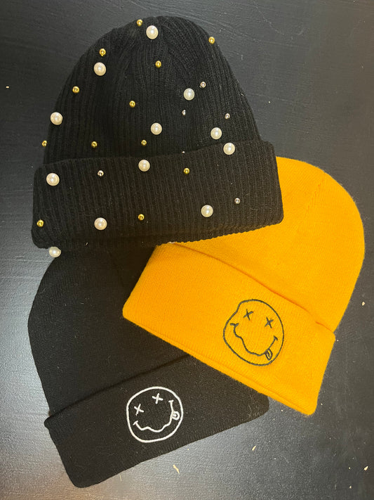 Trendy Knit Beanies – Multicolor, Textured & Winter Popcorn Styles