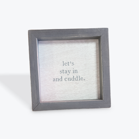 Rustic wood décor sign crafted by Barnstone Goose artisan