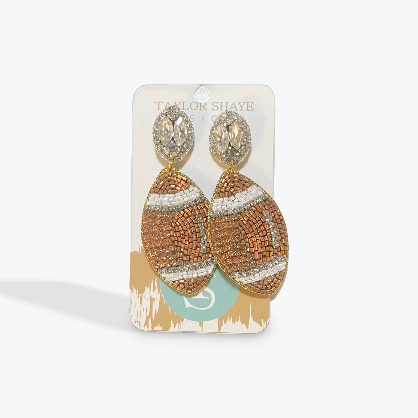 Handcrafted earrings by Barnstone Goose featuring creative detail