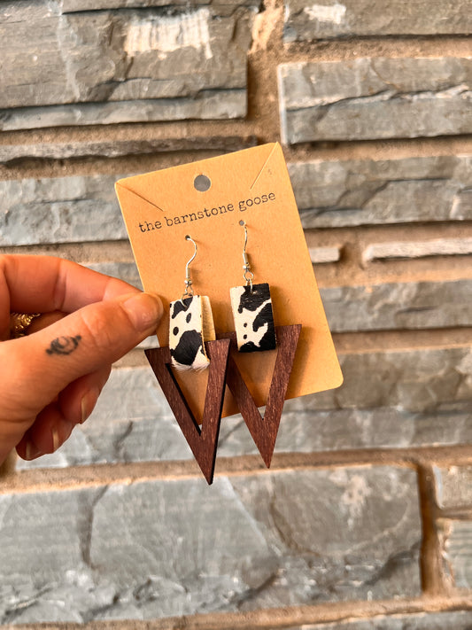 Lightweight handmade earrings with unique artisan details