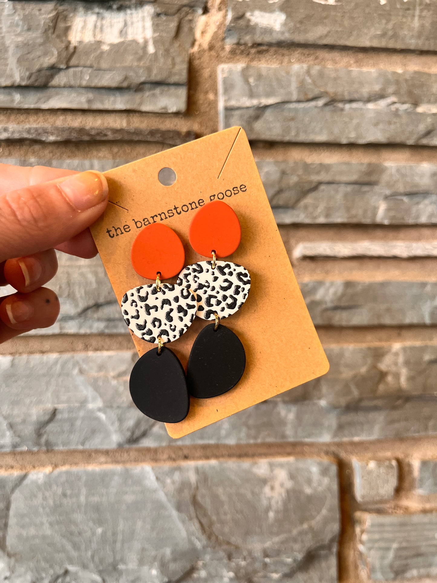 Barnstone Goose jewelry featuring handcrafted earring design