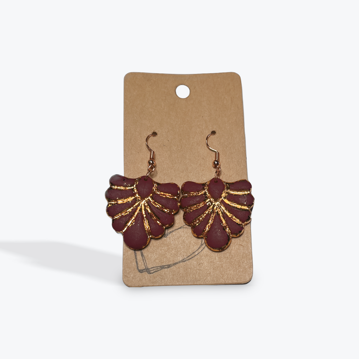 Handmade multicolor clay earrings by Earbobs with artistic flair
