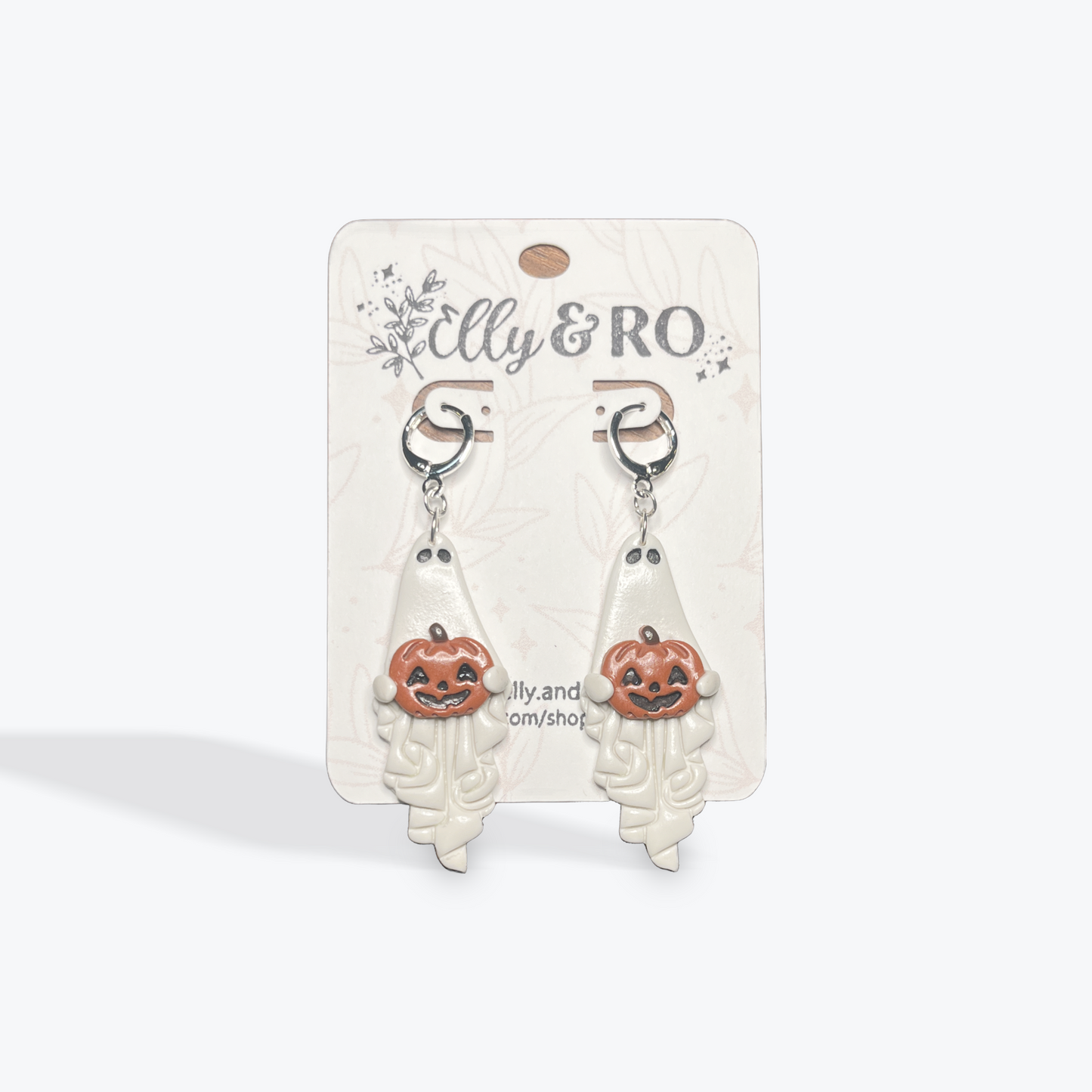 Handmade seasonal earrings with fall inspired design