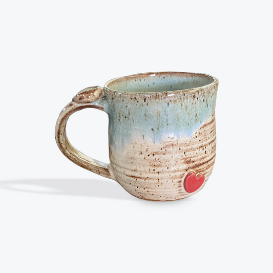 Grace Williams handmade ceramic vase with natural textured finish