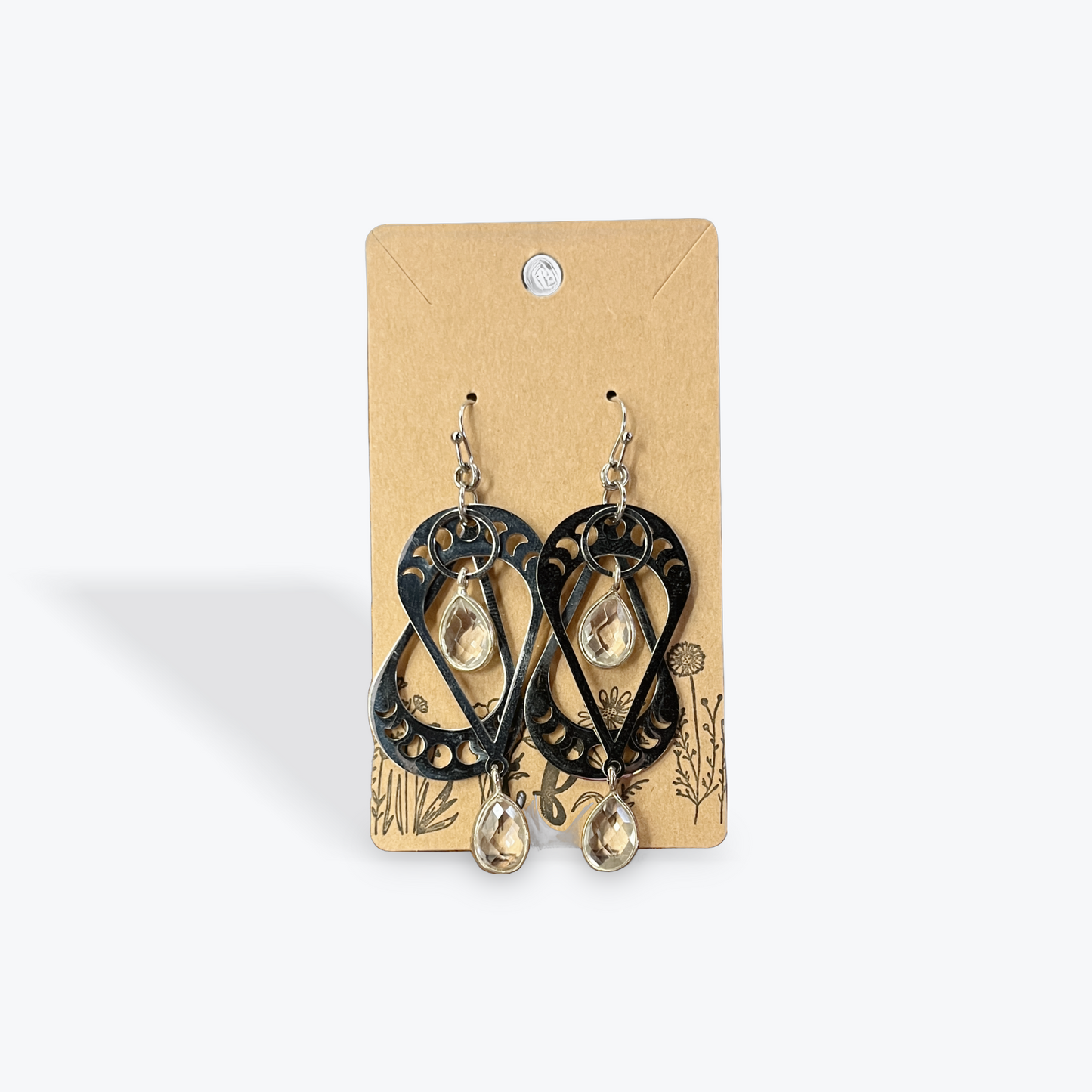 Elegant handmade earrings crafted with ethically sourced materials