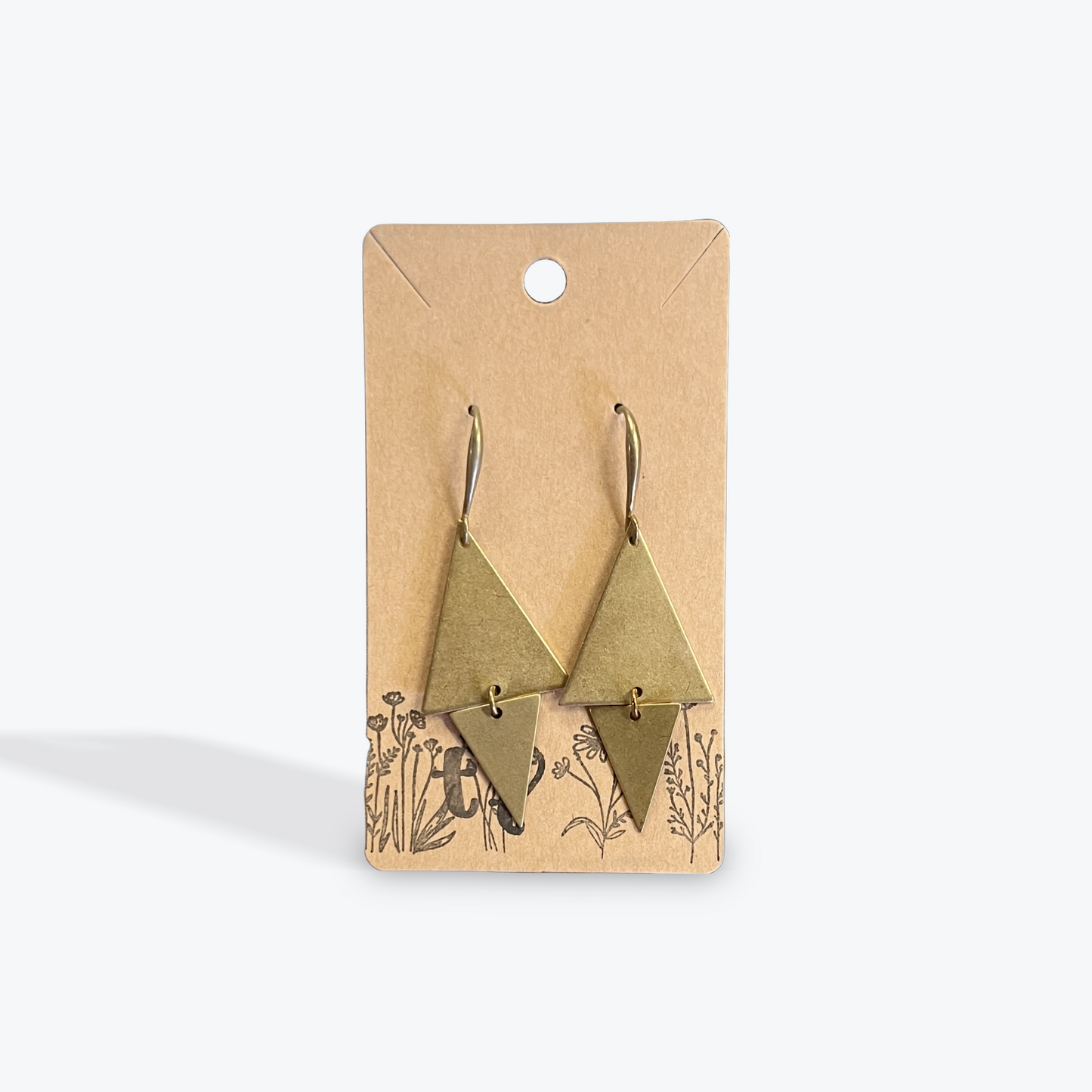 Boutique handmade earrings with artisan gemstone and metal craftsmanship