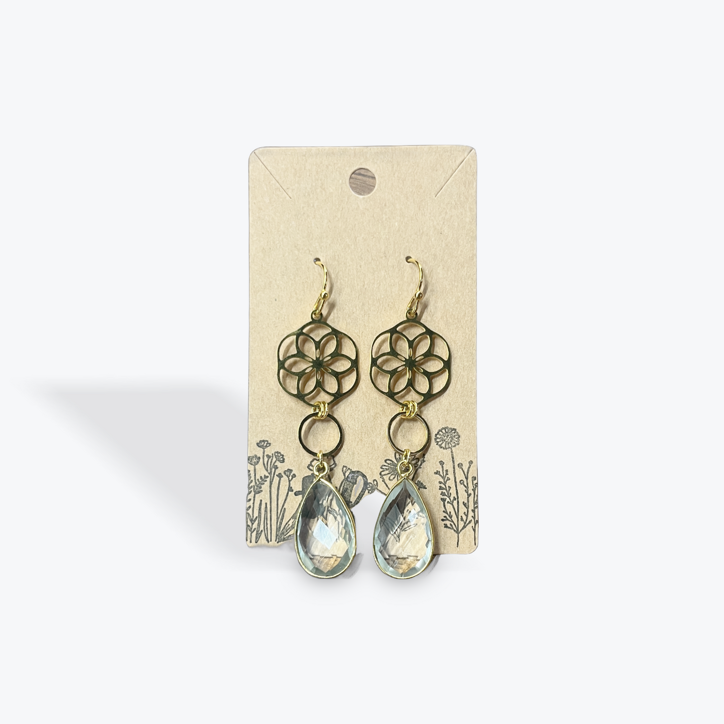 Handmade earrings featuring nickel free hypoallergenic design