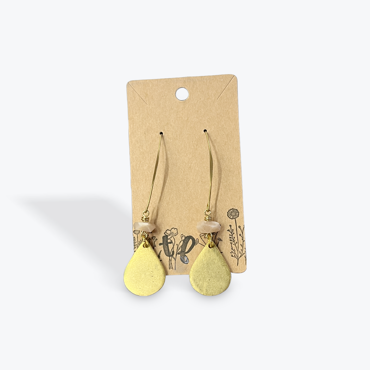 Handmade earrings by Terri Fulbright with artisan jewelry detail