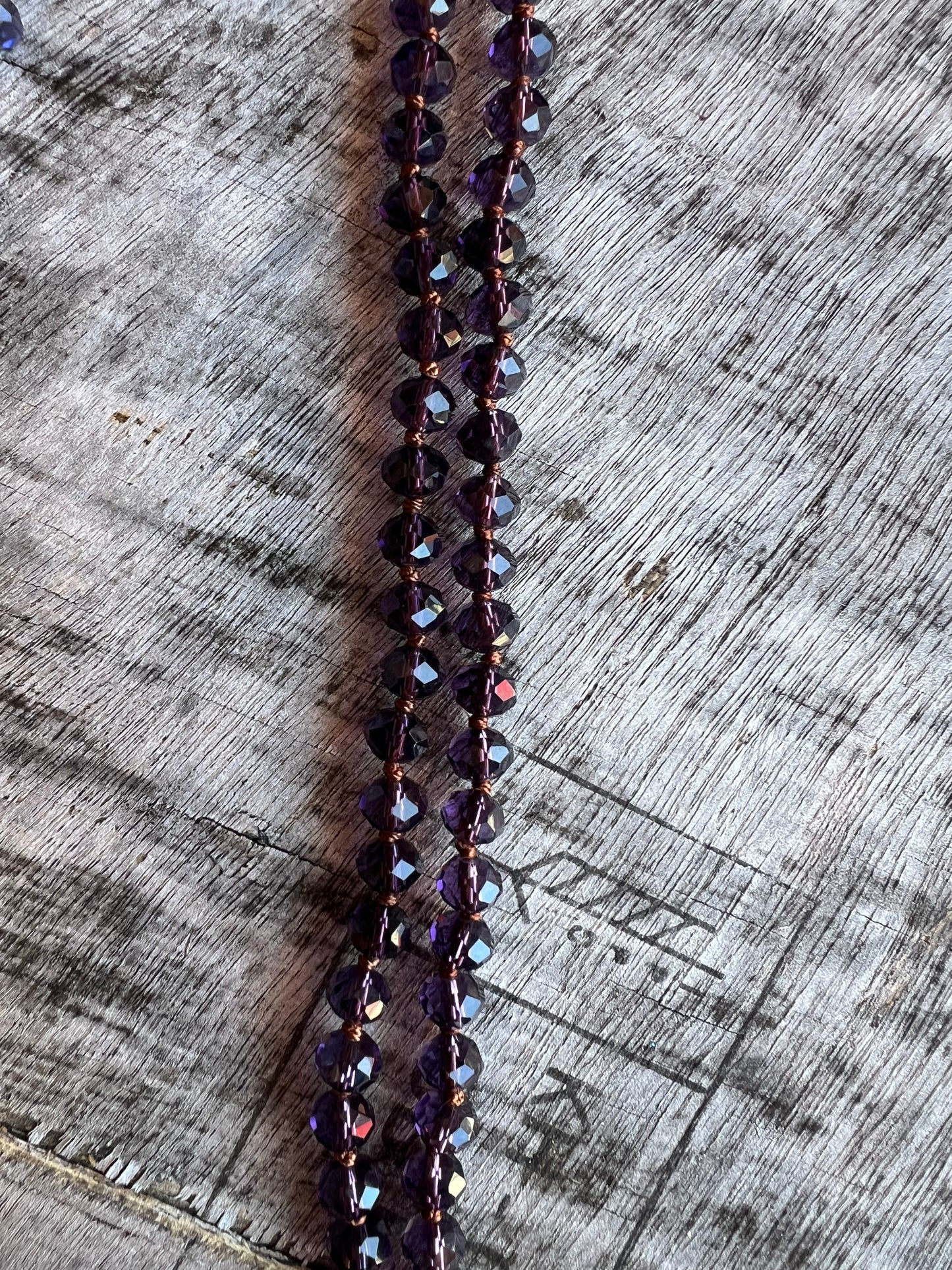 Multi strand long beaded rope necklaces in bold colors