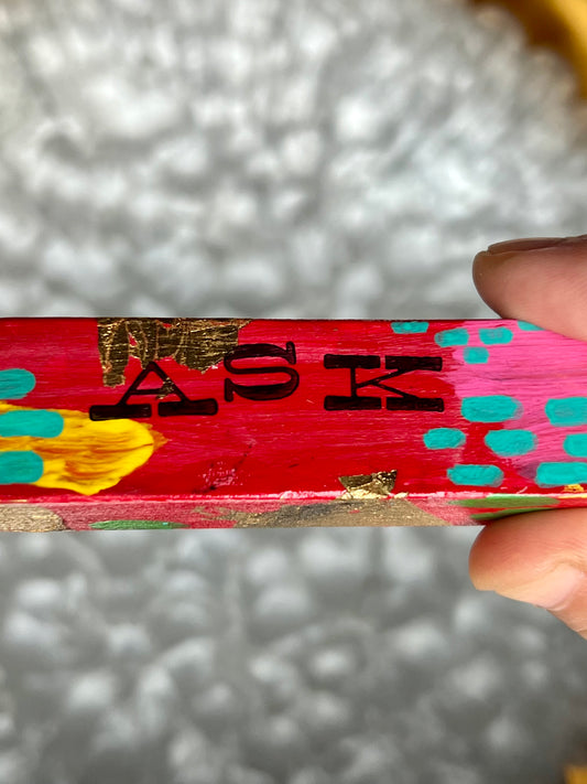 Unique decorative ornament with original painted design