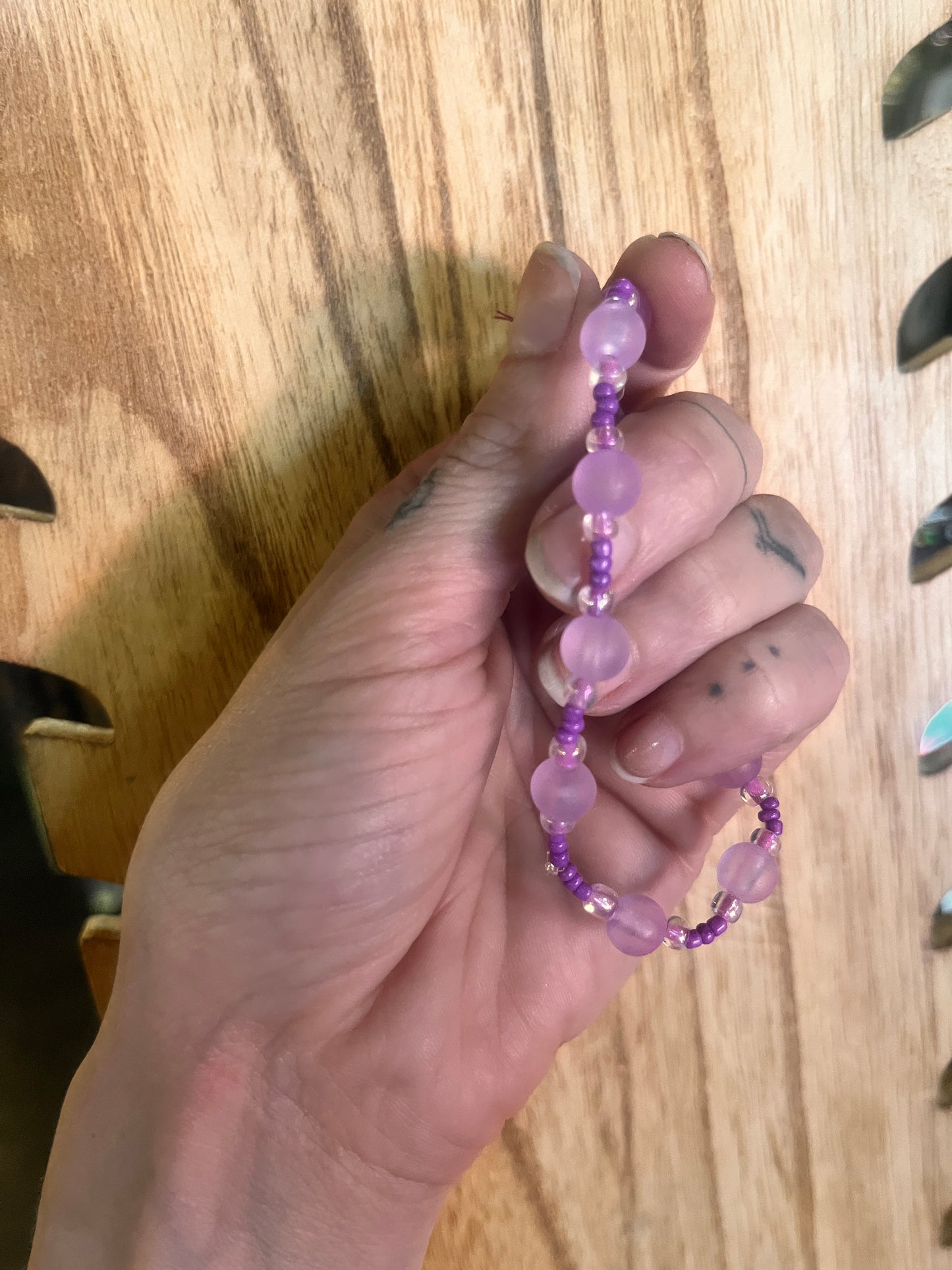 Handmade beaded jewelry necklace with timeless artisan detail
