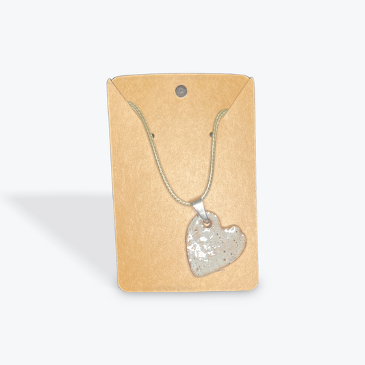 Handmade ceramic earrings with unique artisan crafted detail