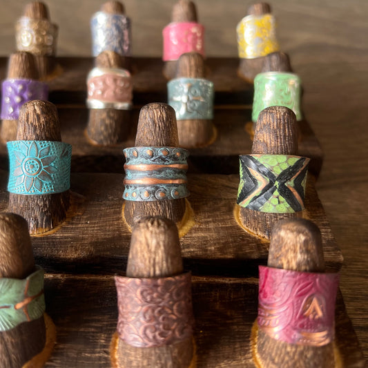 Adjustable Statement Rings