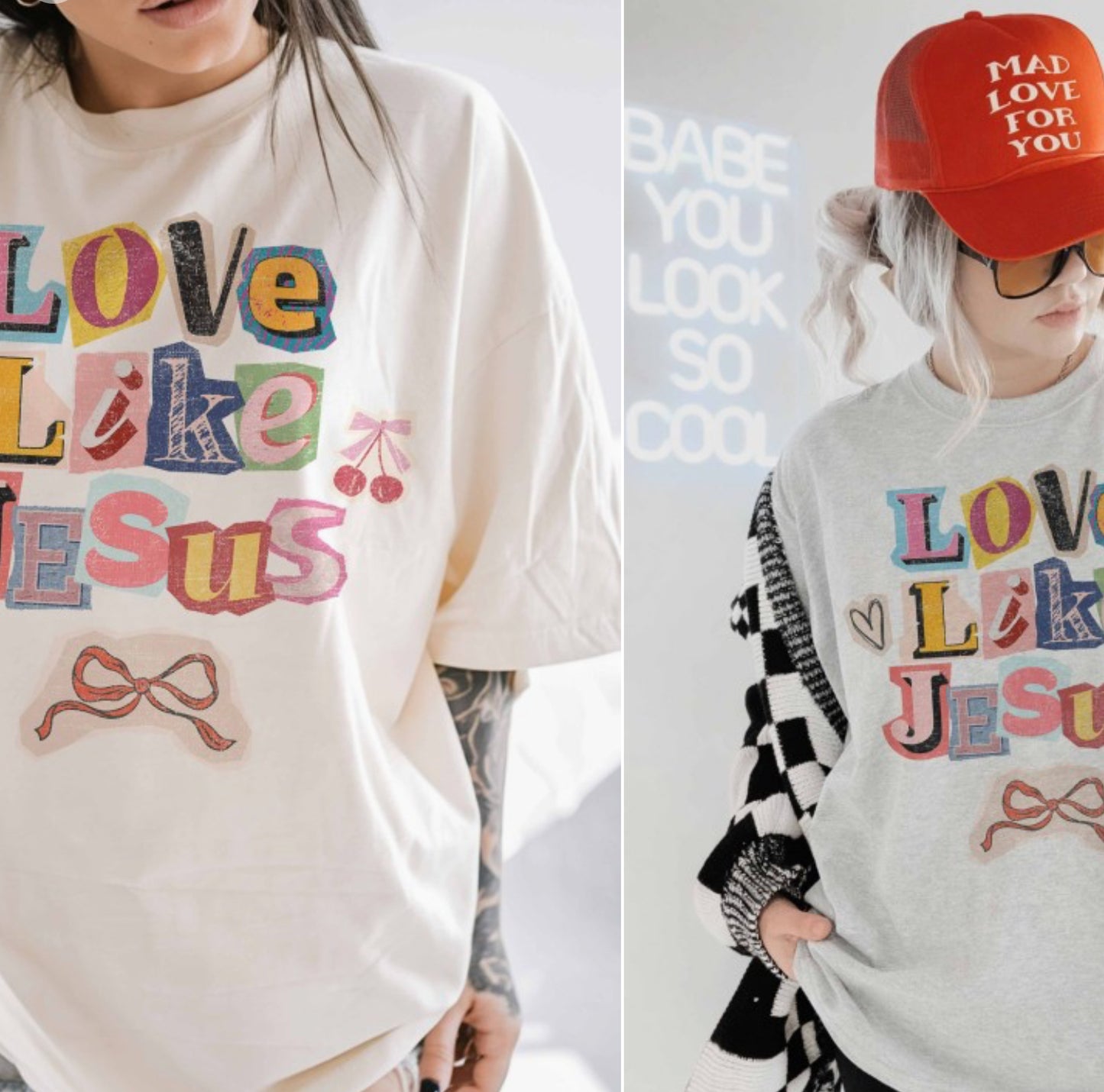 Love Like Jesus Graphic Tee | Inspirational Christian Boutique T-Shirt