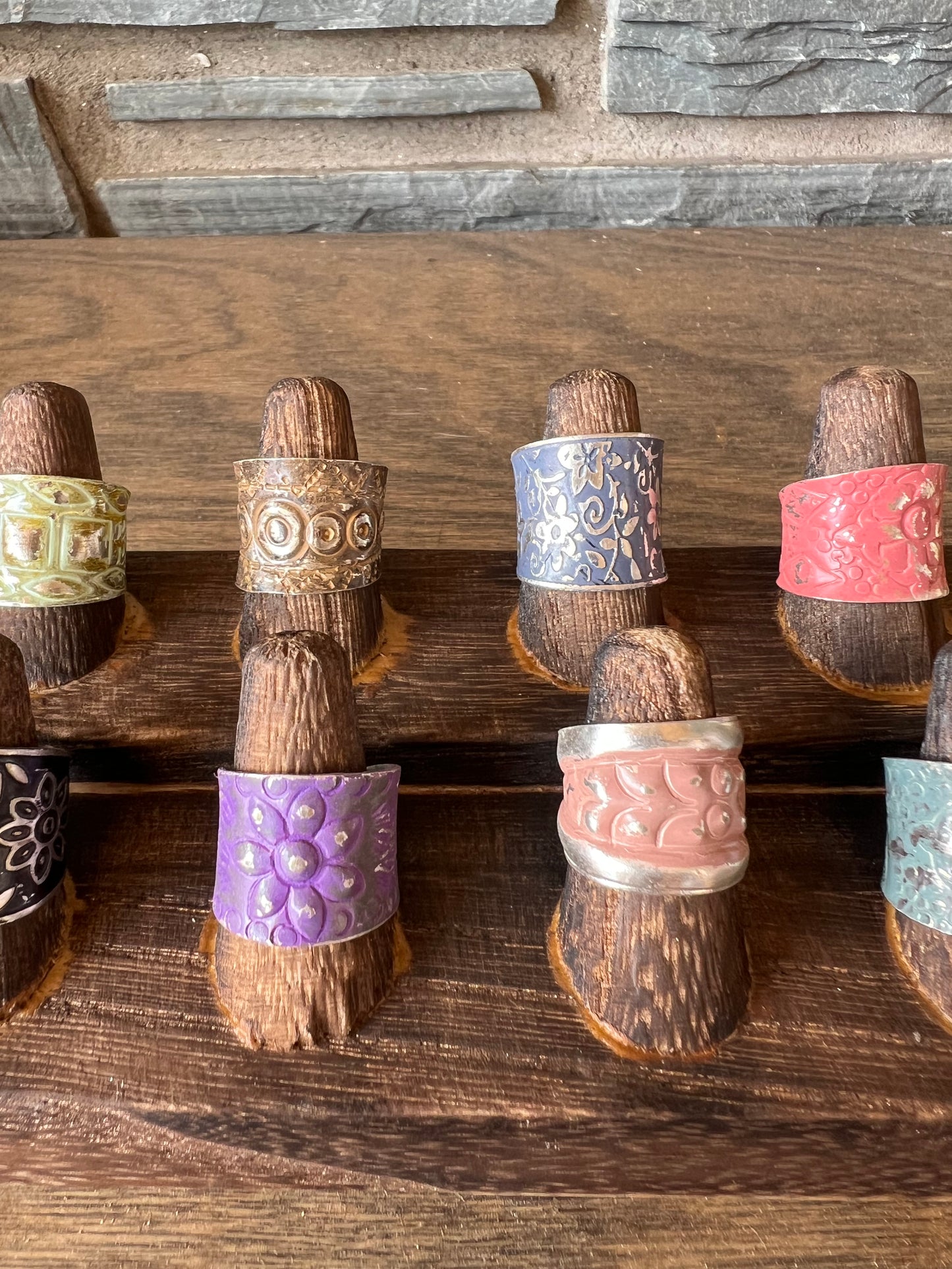 Adjustable Statement Rings