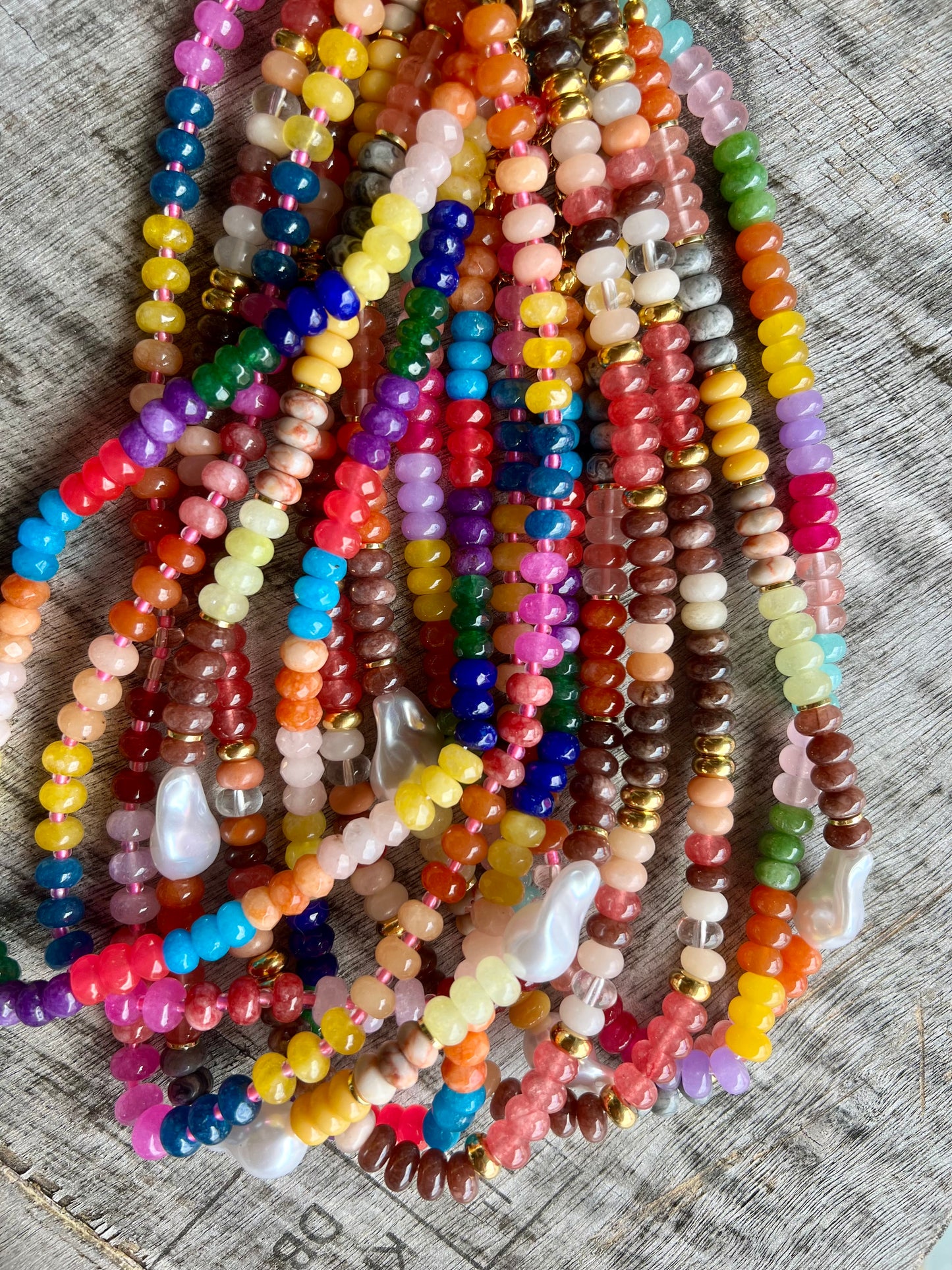 Ombré Gemstone Chokers