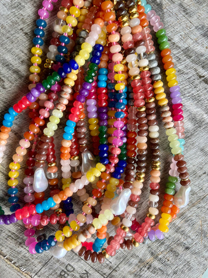 Ombré Gemstone Chokers