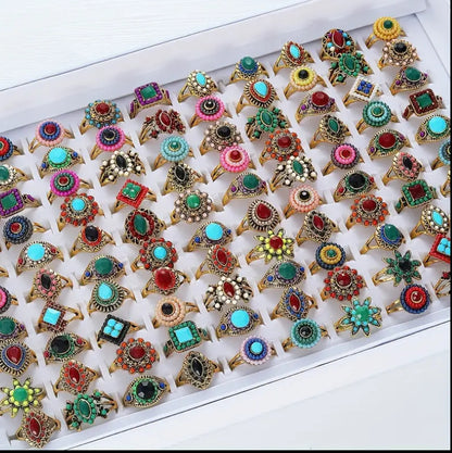 Resin Stackable Rings – Colorful Statement & Everyday Stacks