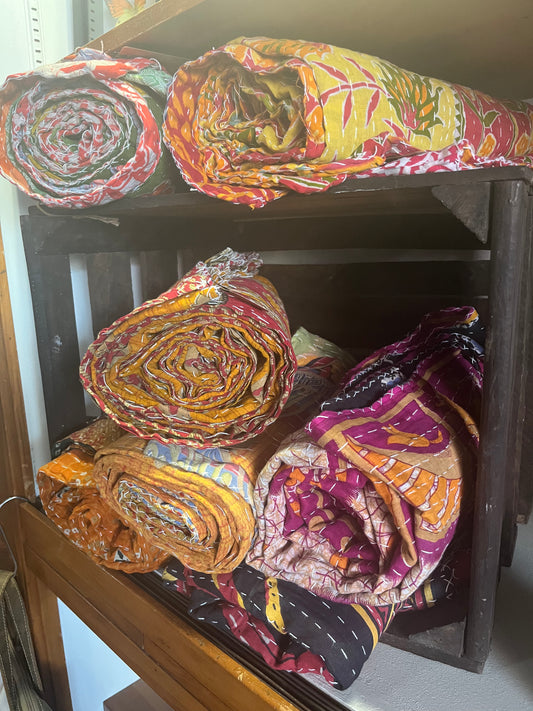 Handmade Kantha Quilts – Viral Fair Trade Artisan Textiles & Home Décor