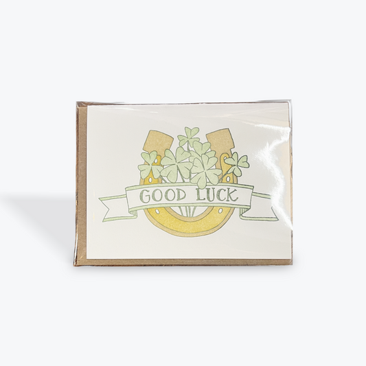 Handmade Barnstone Goose greeting card with artisan design and envelope