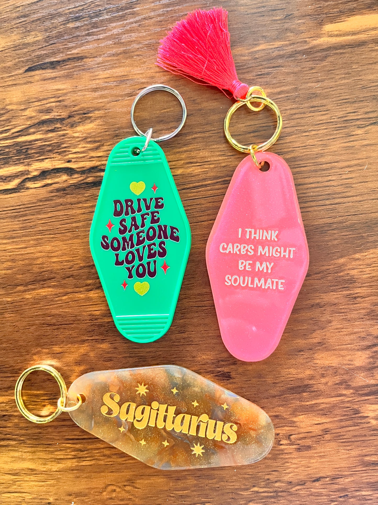 Barnstone Goose colorful handmade keychain accessory