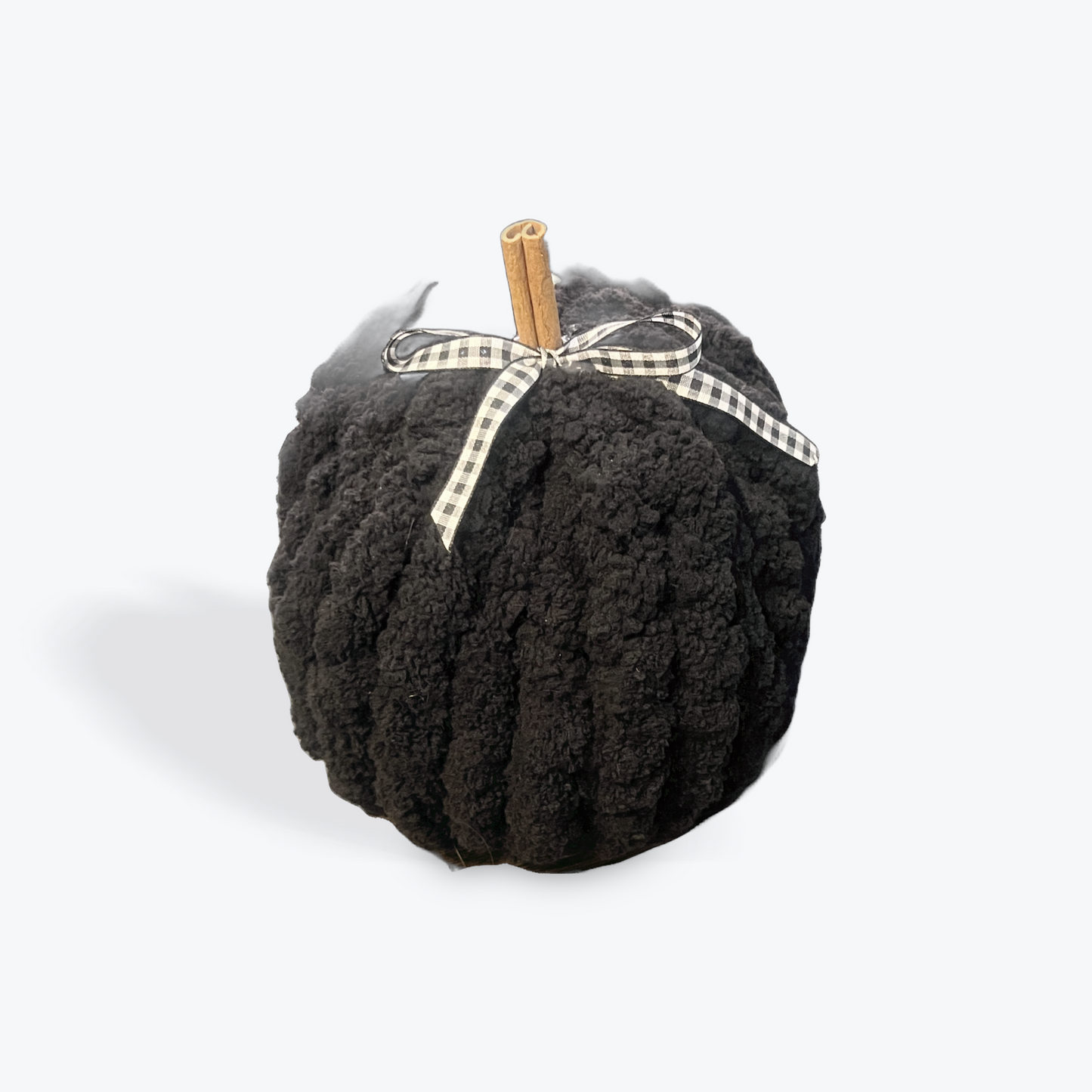 Handmade chunky knit pillow adding cozy texture to home décor