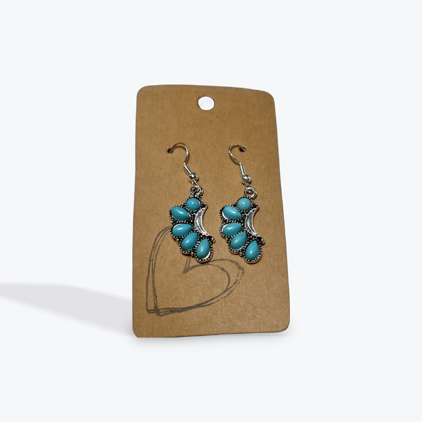 Handmade Earbobs clay earrings in creative multicolor mix