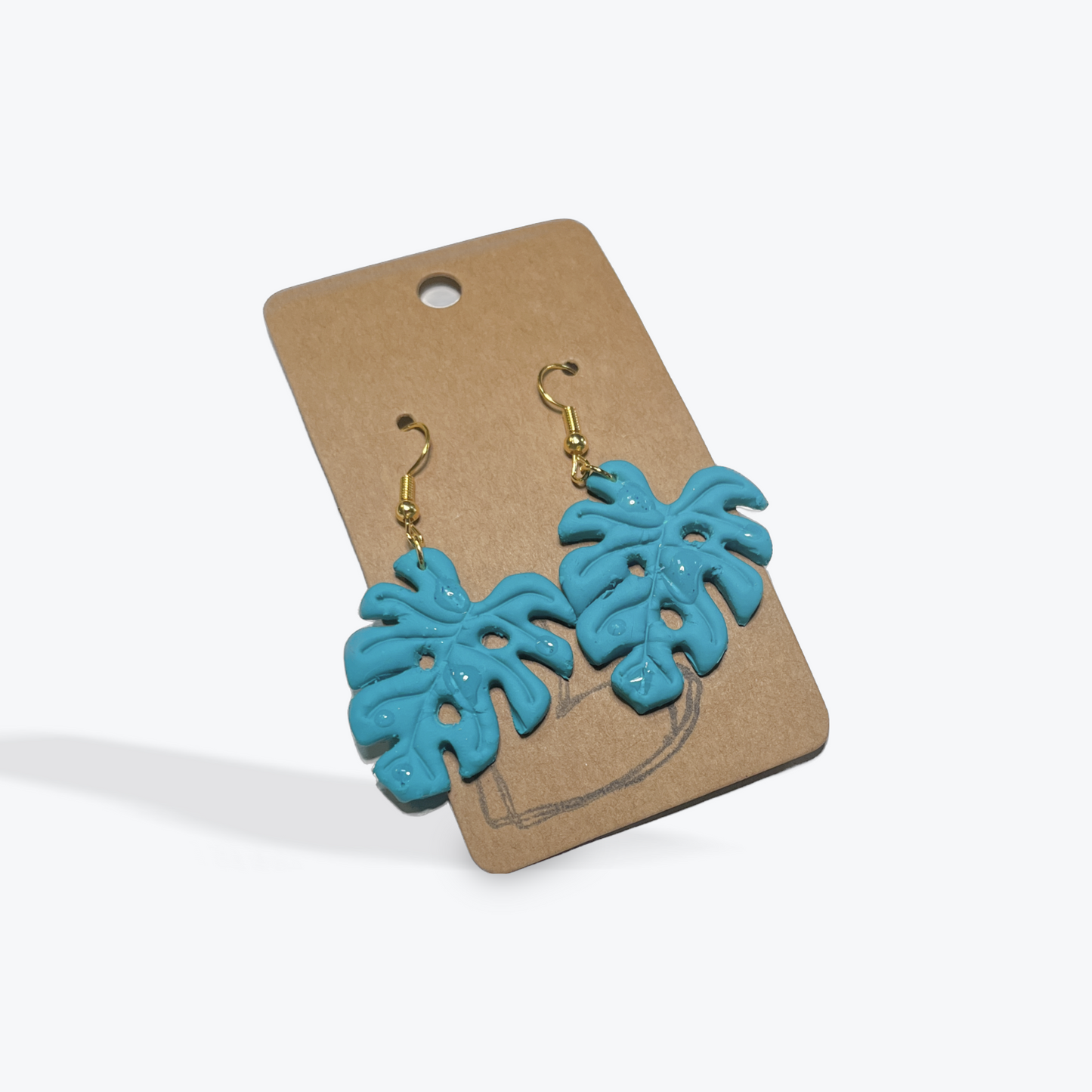 Earbobs multicolor clay earrings crafted with artisan care