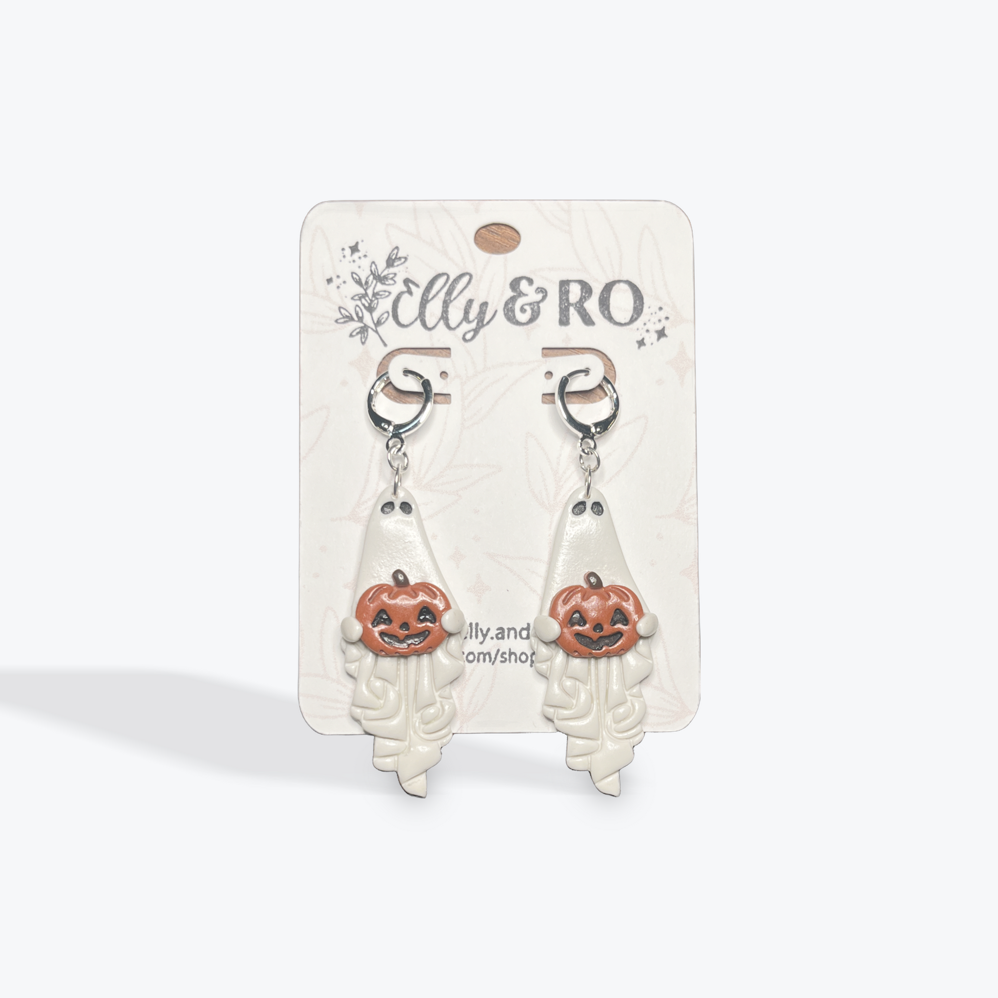 Handmade seasonal earrings with fall inspired design
