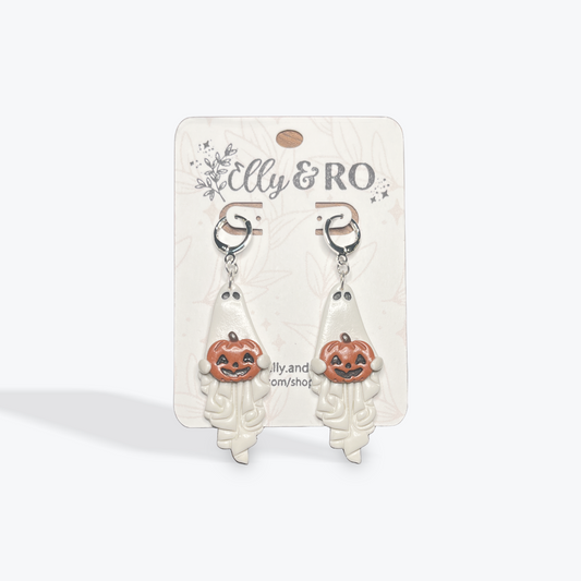 Handmade seasonal earrings with fall inspired design