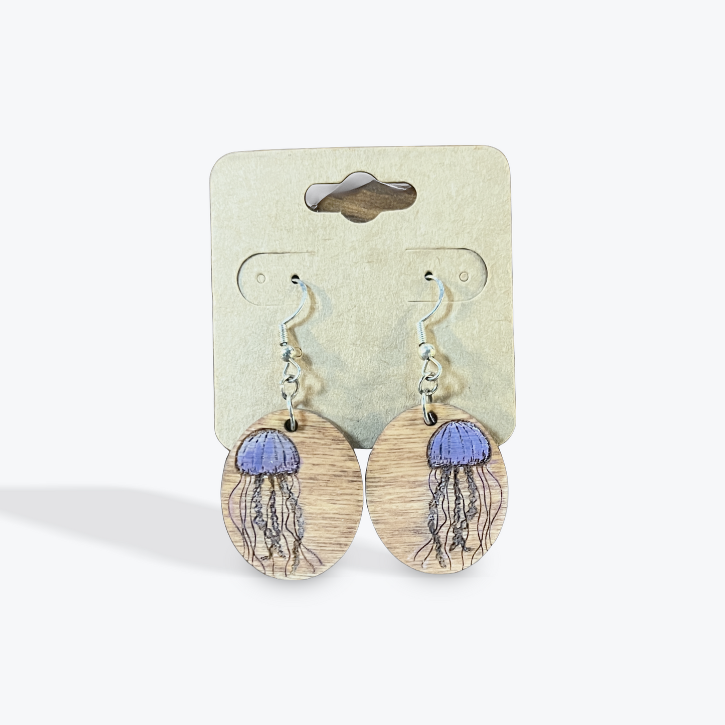 Artisan clay earrings in bold handcrafted design