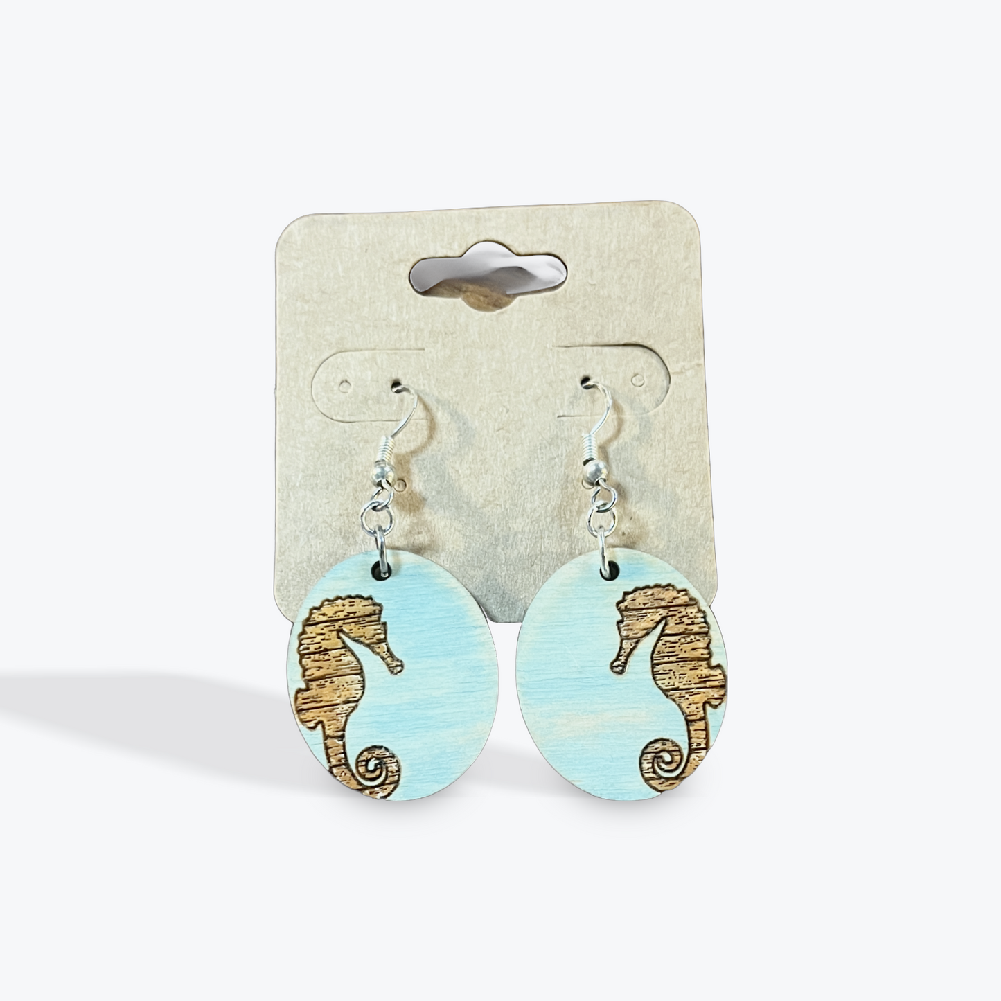 Handmade dangle earrings with lightweight comfort