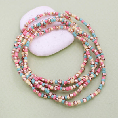 ZAD - Peaches & Cream Bead Bracelet Set