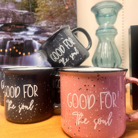 Handmade ceramic mug with artisan glaze and rustic charm