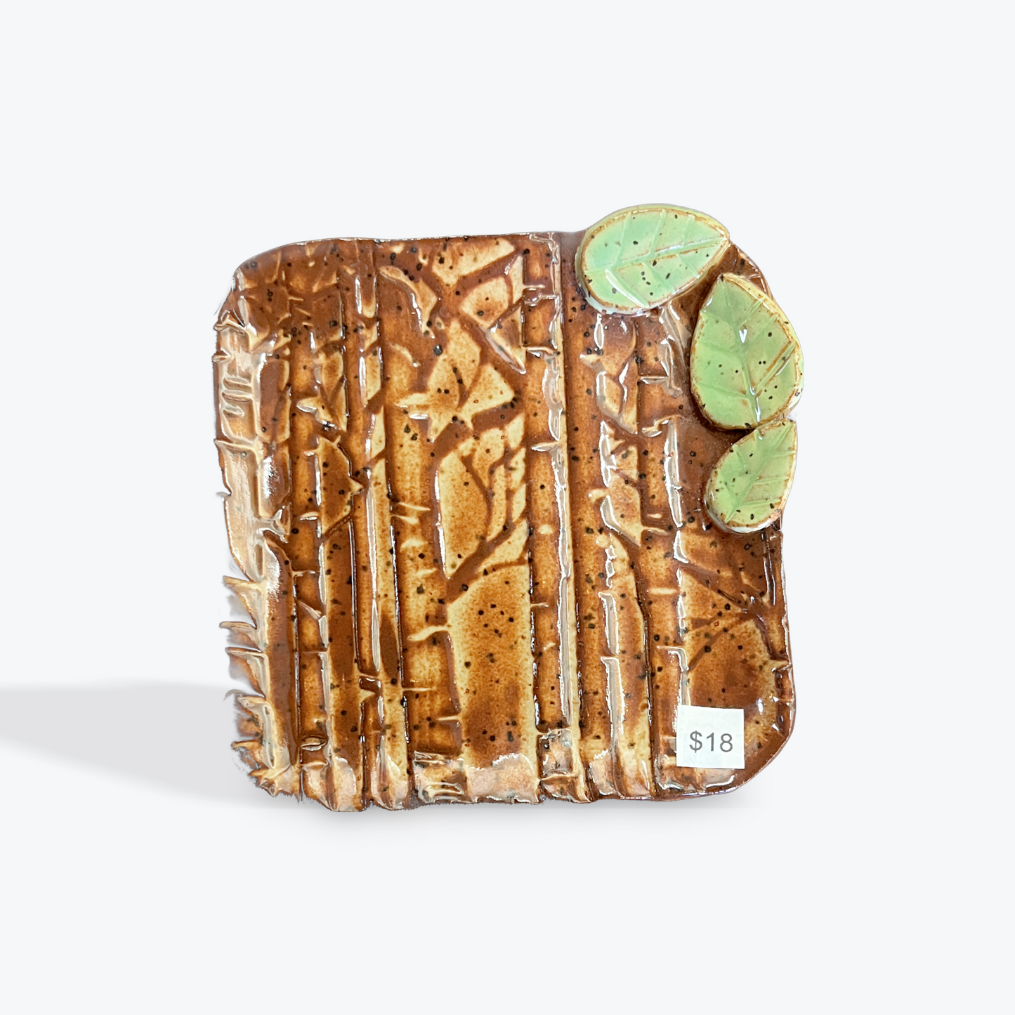 Artisan ceramic tray by Grace Williams for versatile use