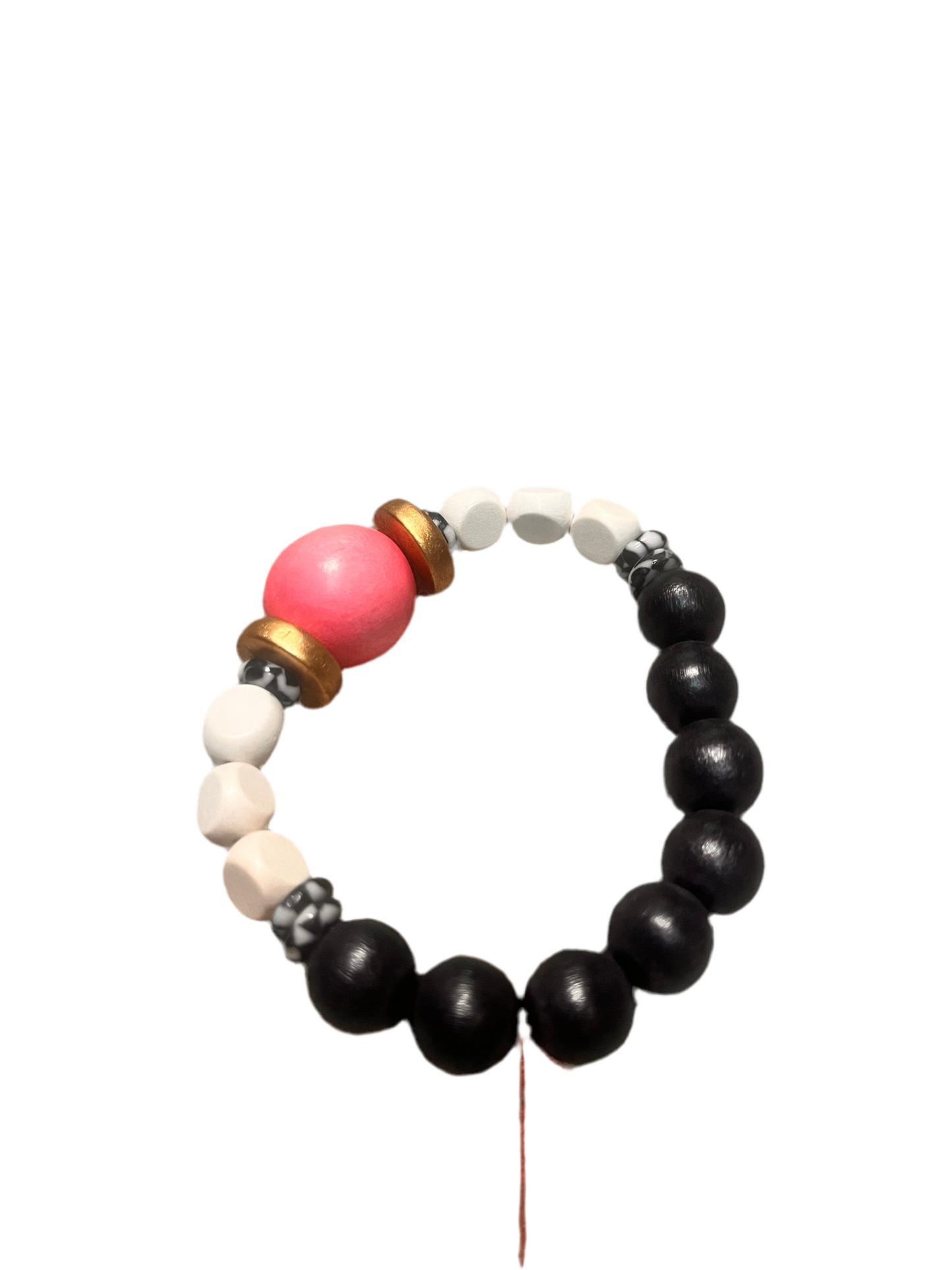 Studio6212 artisan bracelet with ceramic bead accents