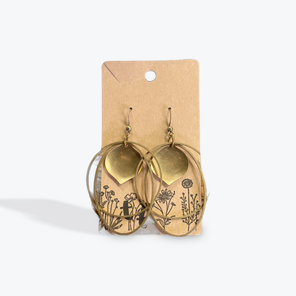 Handmade artisan earrings by Terri Fulbright with ethical sourcing
