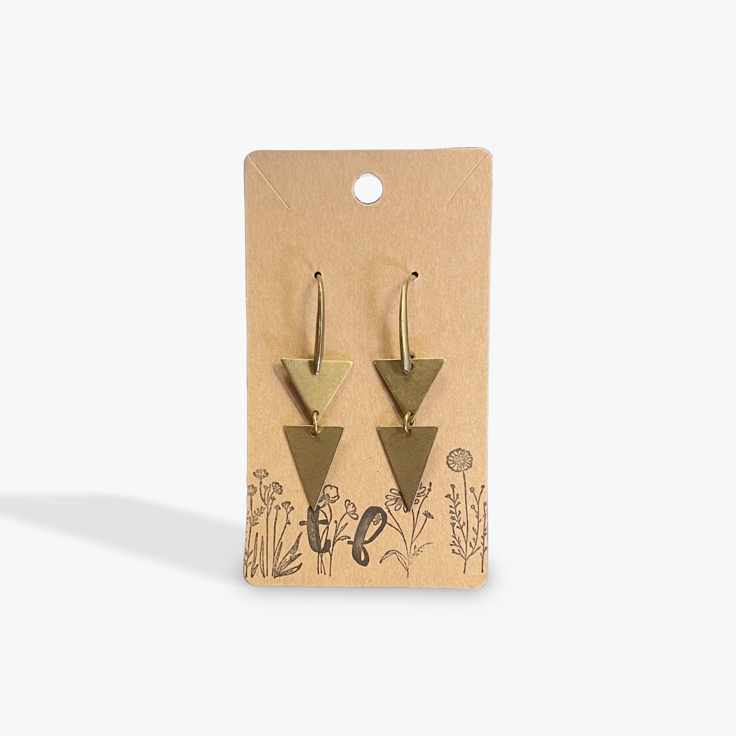 Artisan handmade earrings featuring gemstone accents and hypoallergenic design