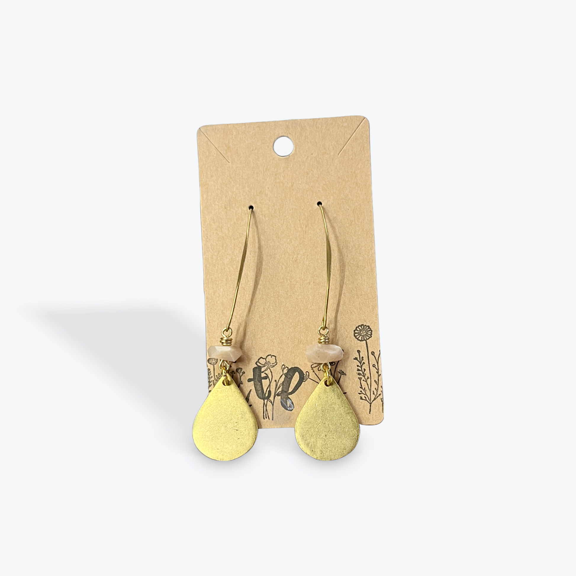 Handmade earrings by Terri Fulbright with artisan jewelry detail