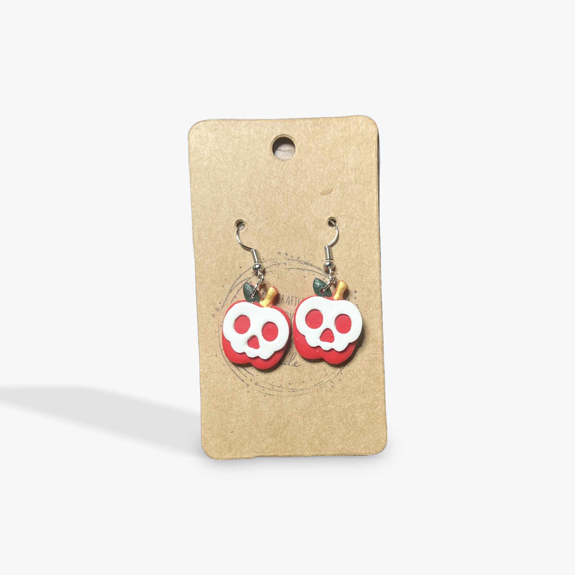 Handmade Halloween earrings in festive seasonal style