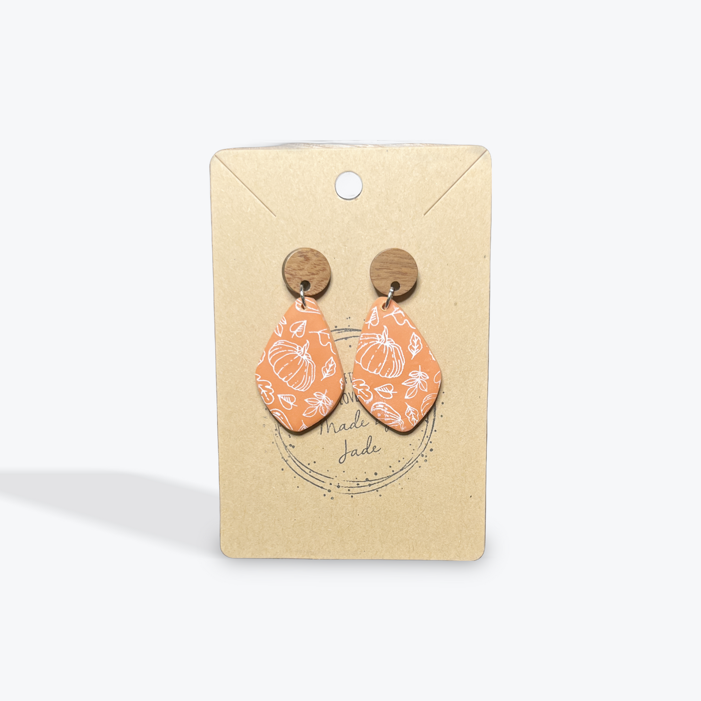 Handmade earrings suited for fall and holiday looks