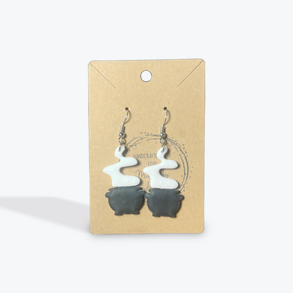 Handmade seasonal earrings with comfortable lightweight design