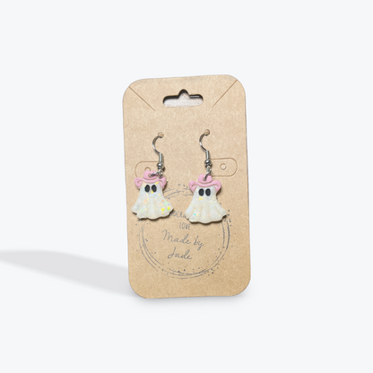 Lightweight artisan earrings for Halloween and fall