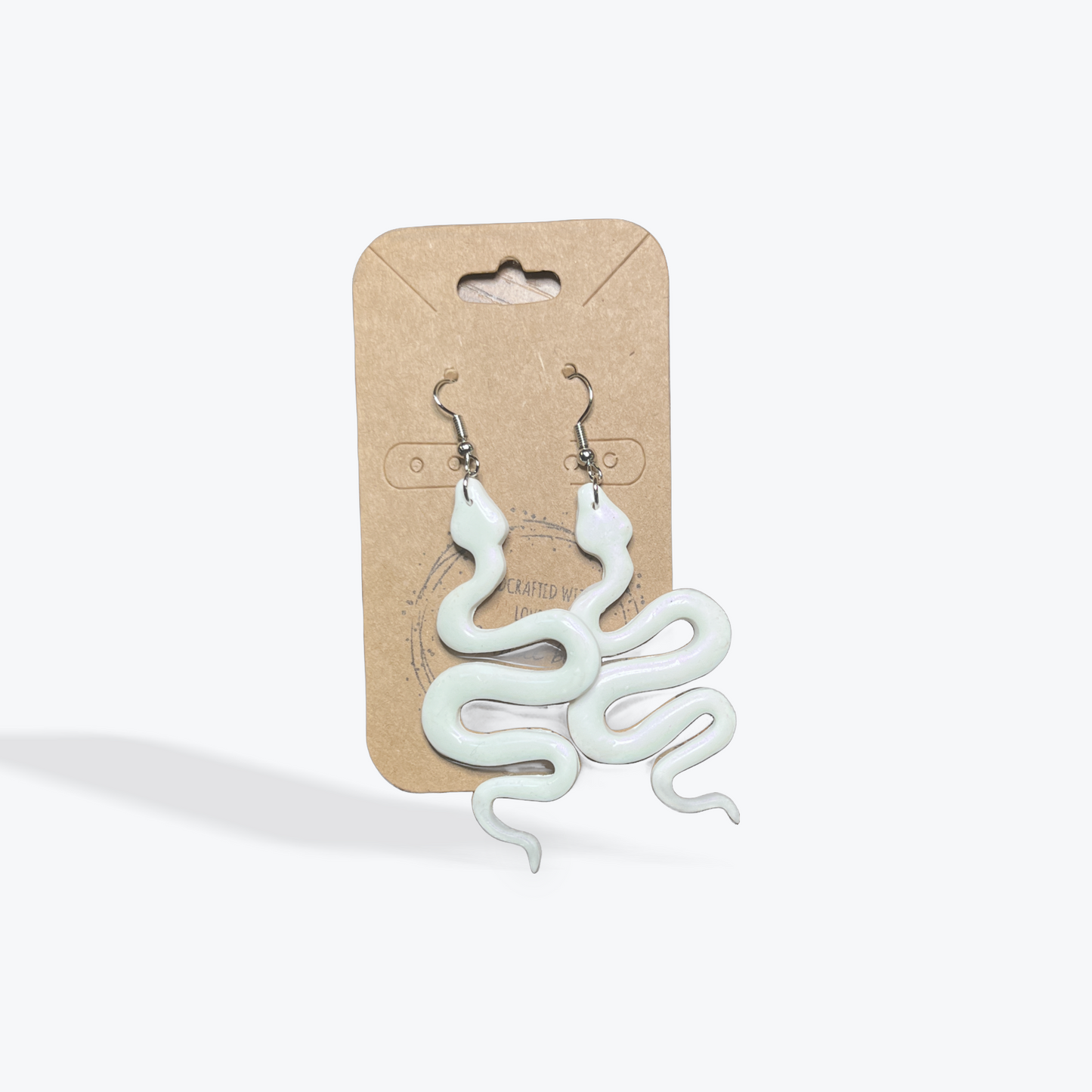Festive fall earrings with mixed media accents