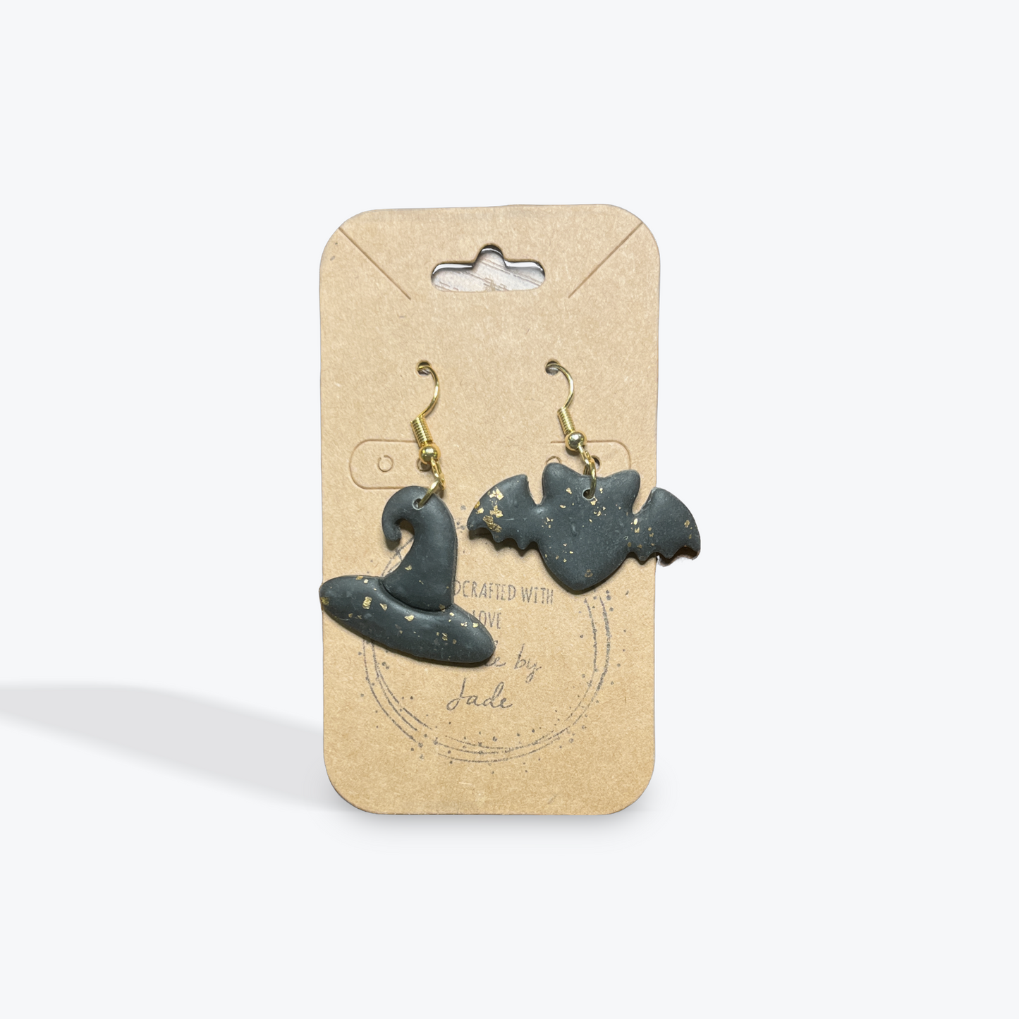 Halloween inspired earrings with cheerful seasonal charm