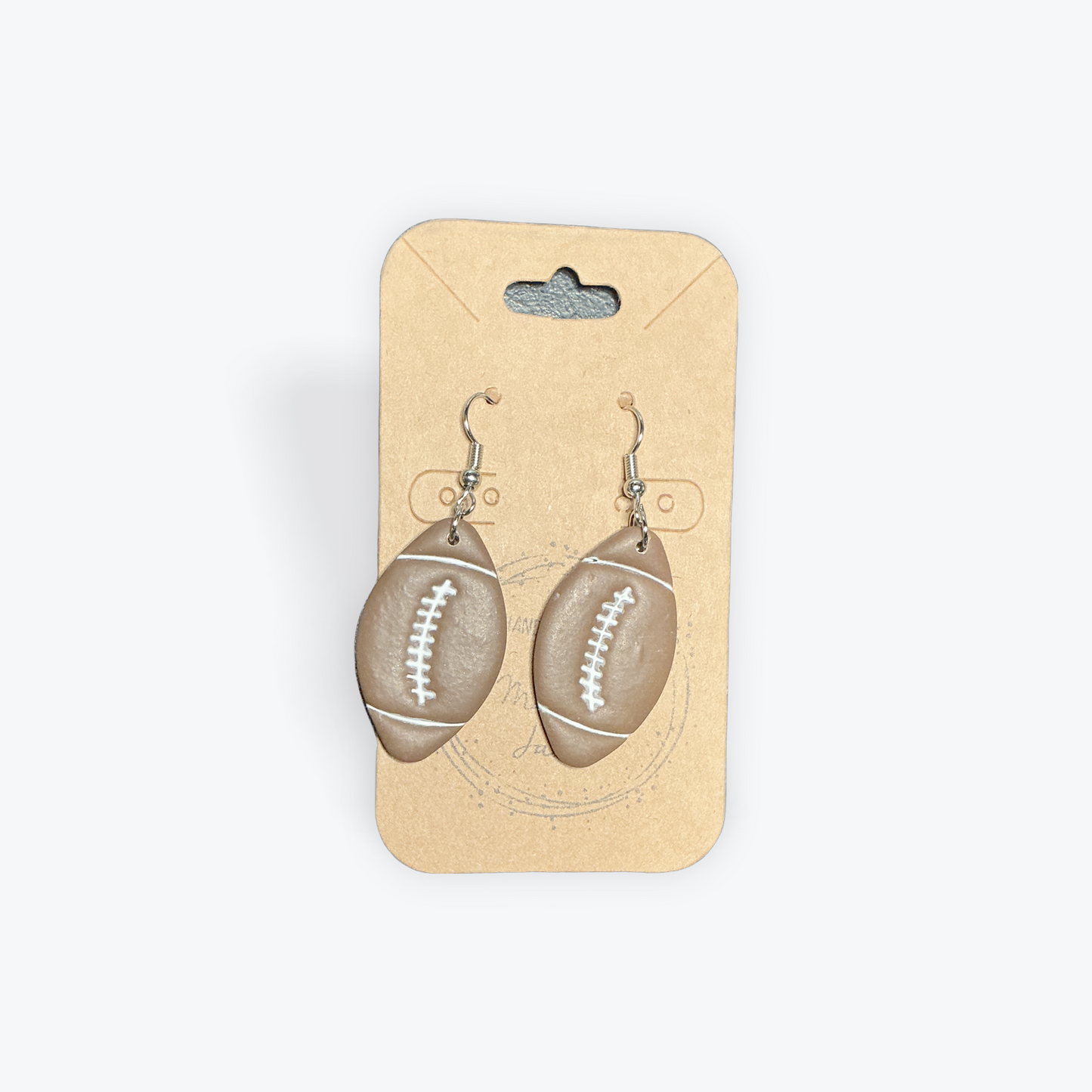 Colorful artisan earrings crafted from clay