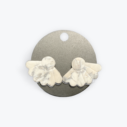 Artisan earrings with creative clay craftsmanship
